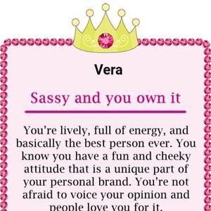 Meet your Posher, Vera